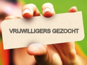 Vrijwilliger gezocht